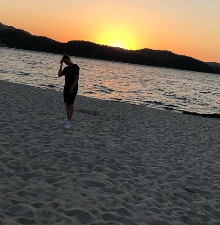 Jordi Ballack often goes at beach