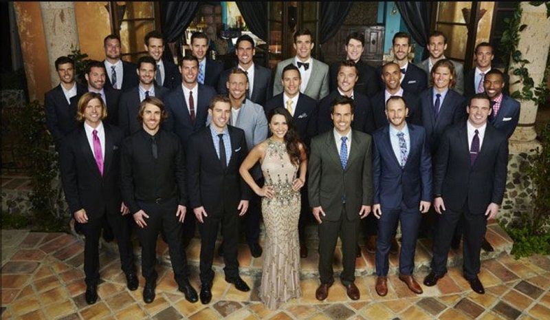 Josh Murray with the other participants of The Bachelorette season 10