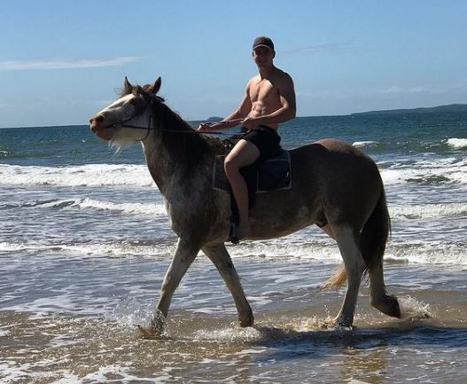 Jowsey likes horse riding
