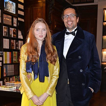 Kwame Ferreira with his wife Lily Cole