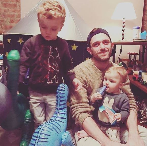 Kyle Griffin and his nephews