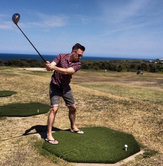 Kyle Griffin loves to play golf
