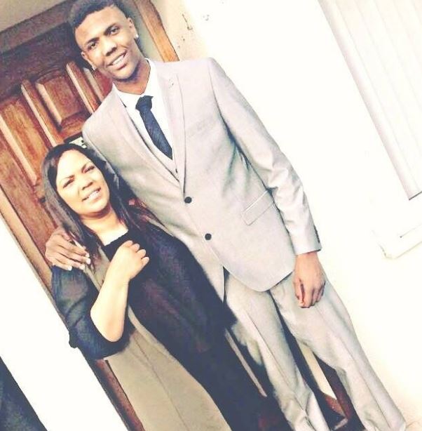 Kyle Hudlin and his mother Lisa Hudlin