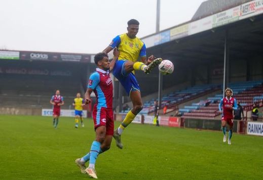 Kyle Hudlin is a striker at Solihull Moors FC