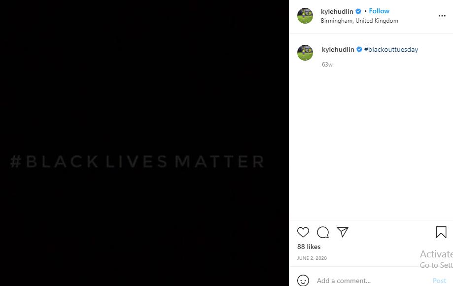Kyle Hudlin's first Instagram post