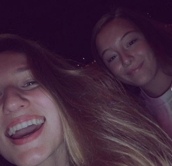 Kylie with her bestie