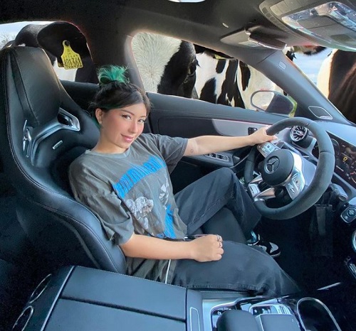 Lauren Jasmine owns Mercedes-Benz