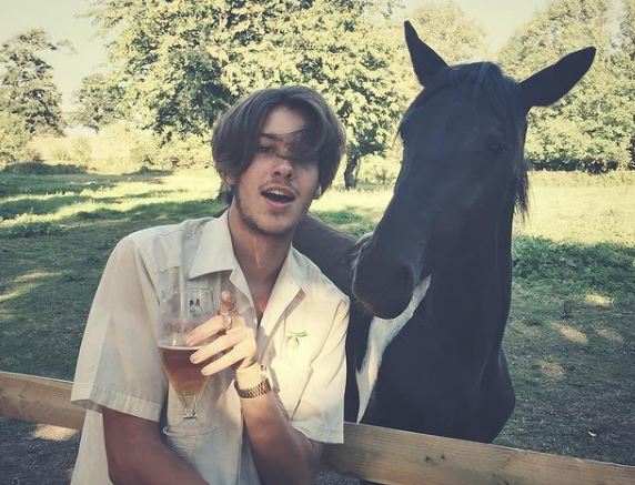 Louis Allan is a horse lover