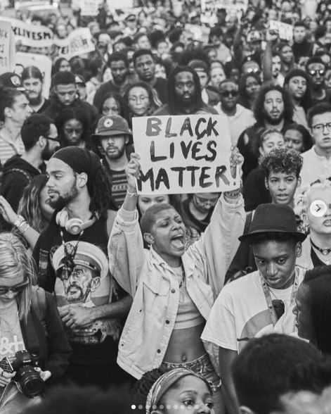 Mara Teigen supports Black Lives Matter movement
