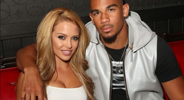 Mara Teigen with her boyfriend