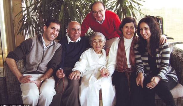 Mariam Ghani with her family