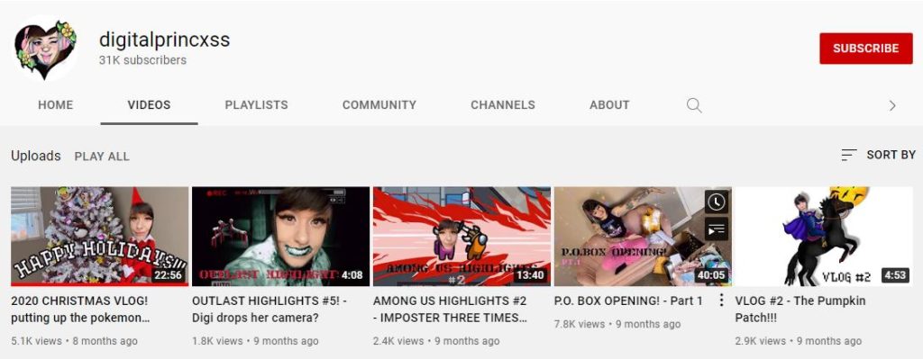 Marissa Cloutier YouTube channel