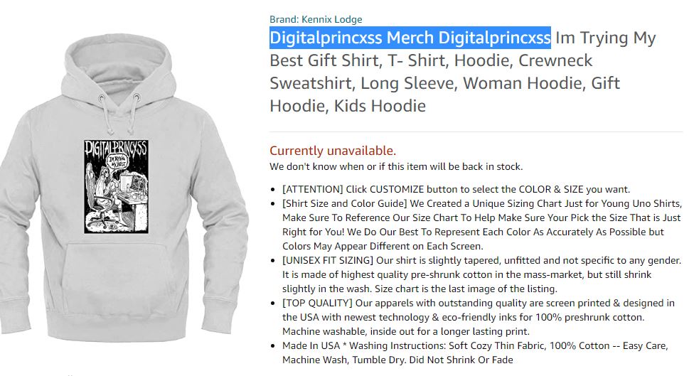 Marissa Cloutier merch