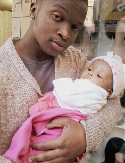 Mdu Cadbury with his daughter