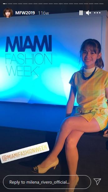 Milena Rivero at Miami Fashion Week