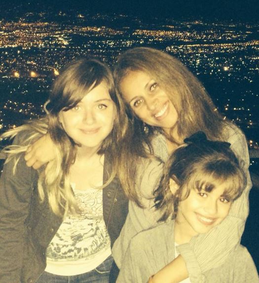 Milena Rivero with her mother Yvonne Rivero and sister Sabina Rivero
