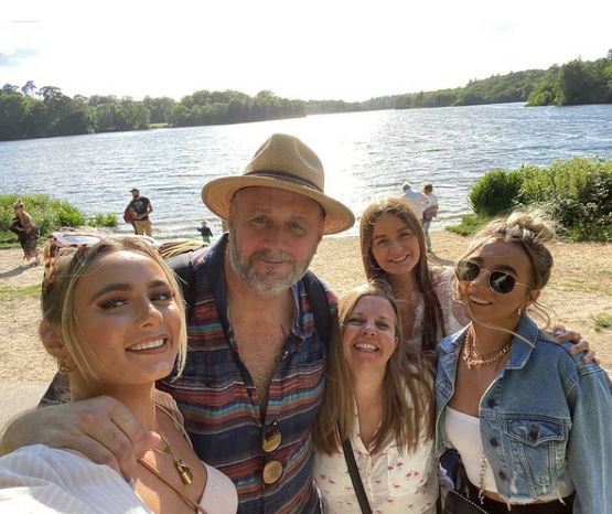 Millie Court with her family