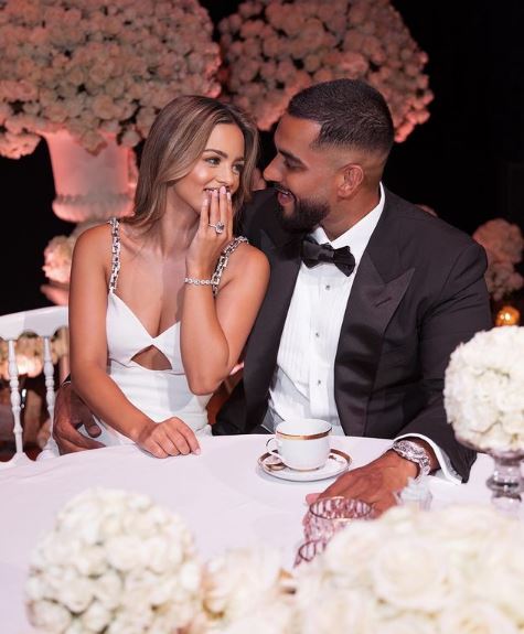 Nada Adelle and Umar Kamani got engaged on 20 August 2021