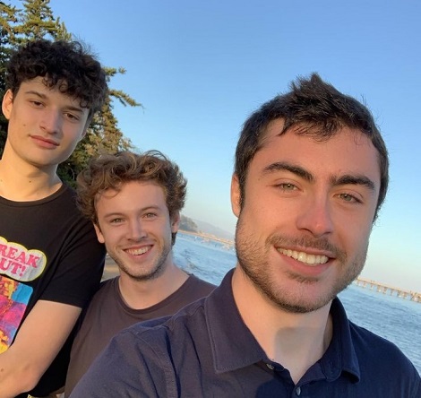 Nate Odenkirk with friends Sam Cordell and Alex Bauman