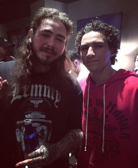 Nico Ali Walsh is a fan of rapper Post Malone