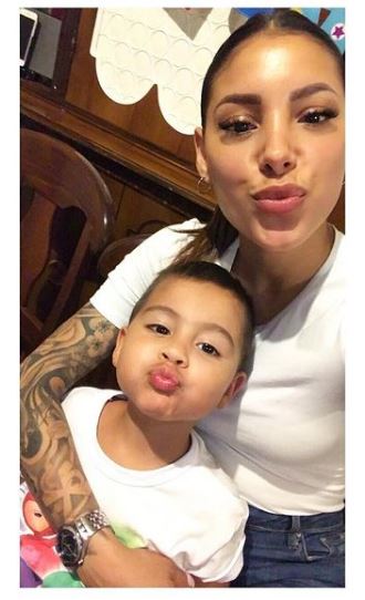 Nicole with her nephew