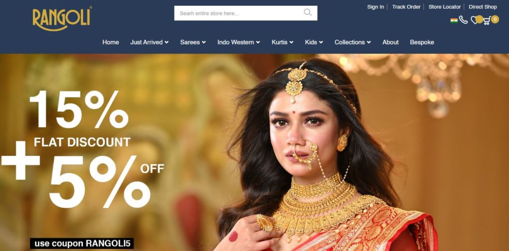 Nikhil Jain is the owner of Rangoli India