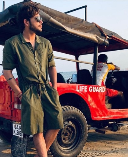 Nishant Bhat on his vacation to Goa