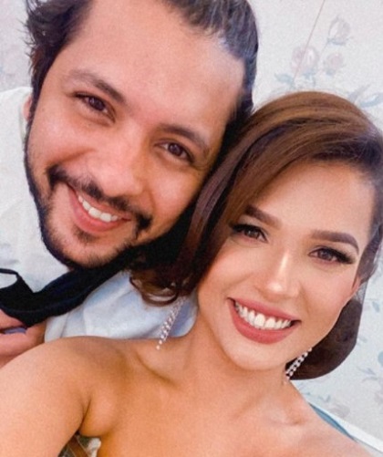 Nishant Bhat with alleged girlfriend Naina Singh