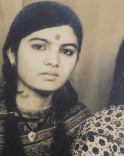 Nishant Bhat's Mother at her young age
