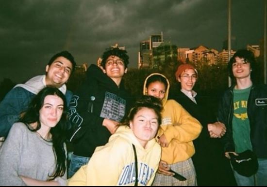 Paulina Alexis enjoying with her friends