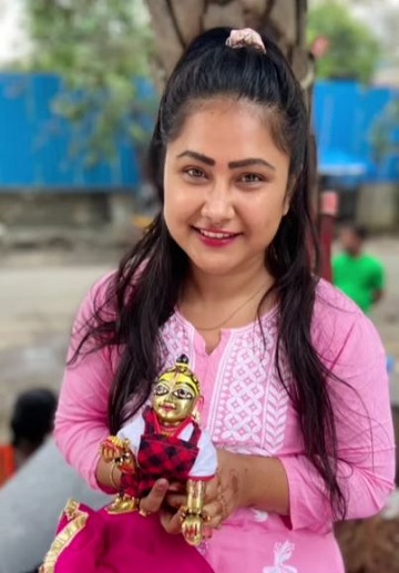 Priyanka Pandit loves Lord Krishna