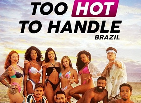 Rita Tiecher with her Too Hot To Handle cast