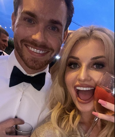 Sam Rason with Amy Hart