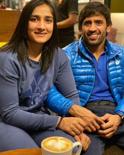 Sangeeta Phogat and Bajrang Punia