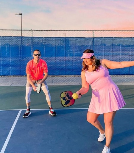 Sarah Tripp loves to play Tennis