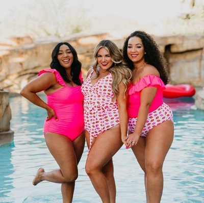 Sarah Tripp with her friends