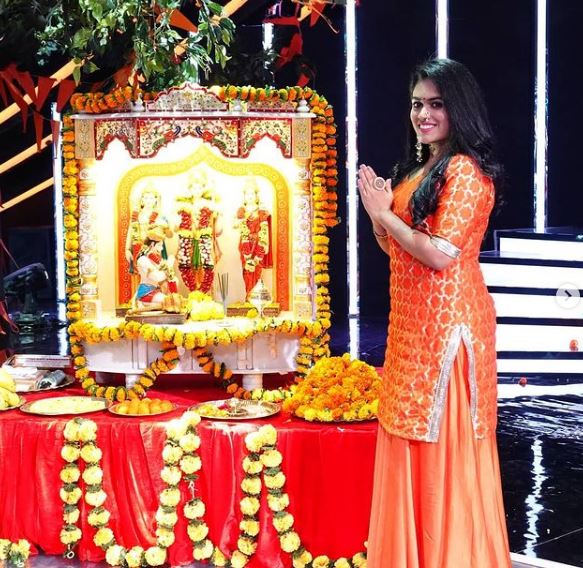 Sayli Kamble is a religious girl