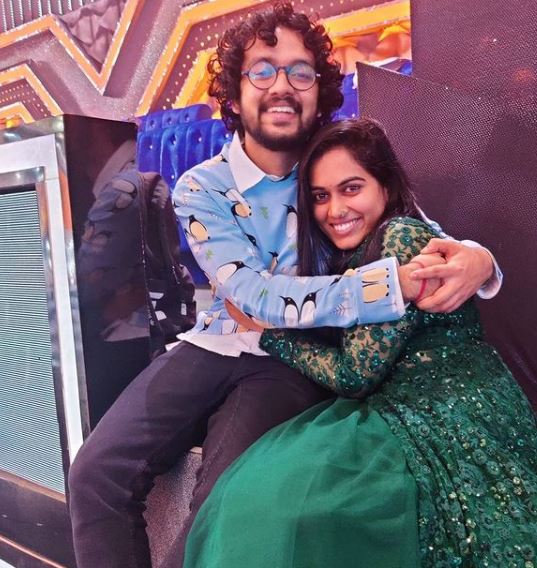 Sayli Kamble with Nihal Tauro