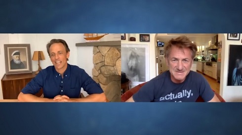 Sean Penn on Late Night with Seth Meyers