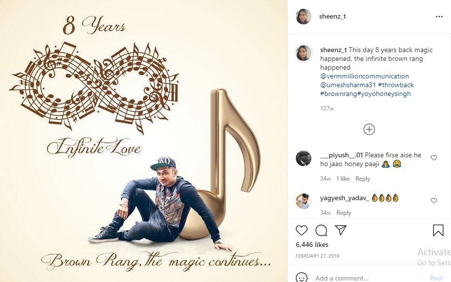 Shalini Talwar supports Honey Singh