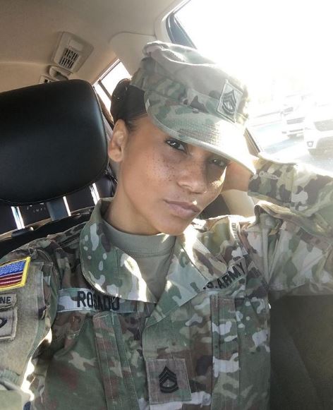 Sharelle Rosado worked in the US Army