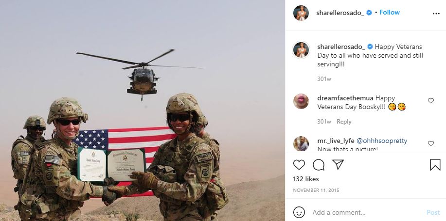 Sharelle Rosado's first Instagram post