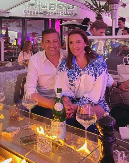 Simone Lambe and her husband Andreas Mecky