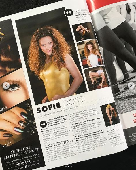 Sofie featured on various news article
