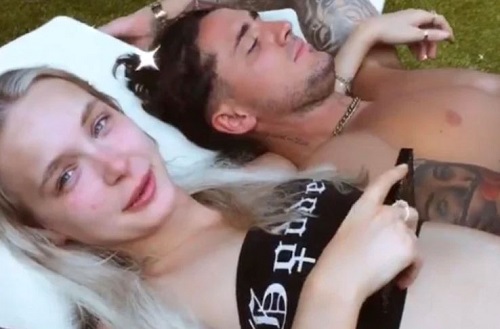 Stephen Bear was photographed with his ex-girlfriend Tia McAlister