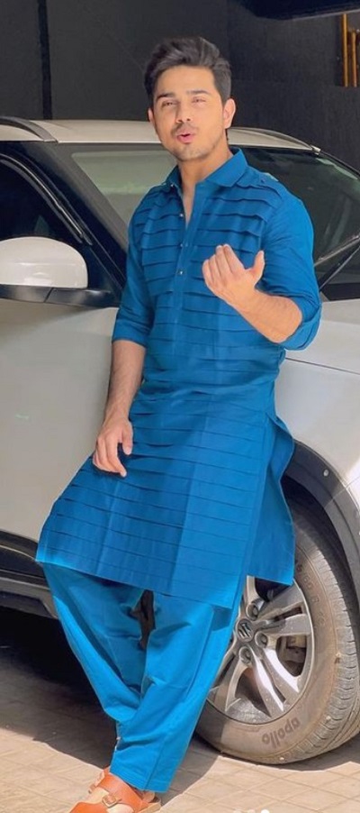 Sunny Chopra wishing Eid to his Instagram followers