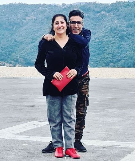 Vishal Batra with his sister