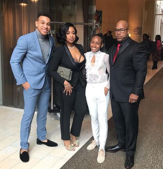 Wack 100 with his family