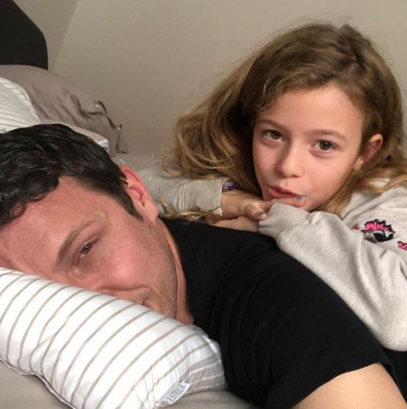 Wade Rosen with his daughter