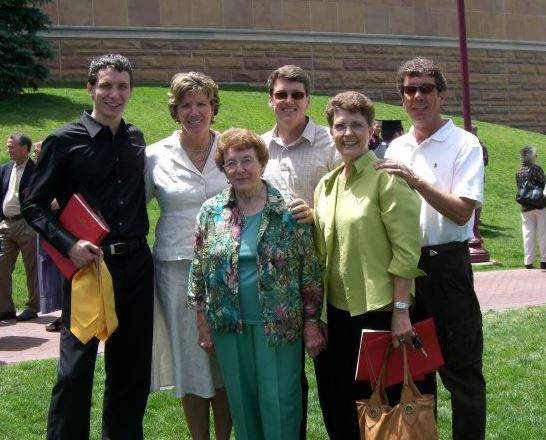 Wade Rosen with his family